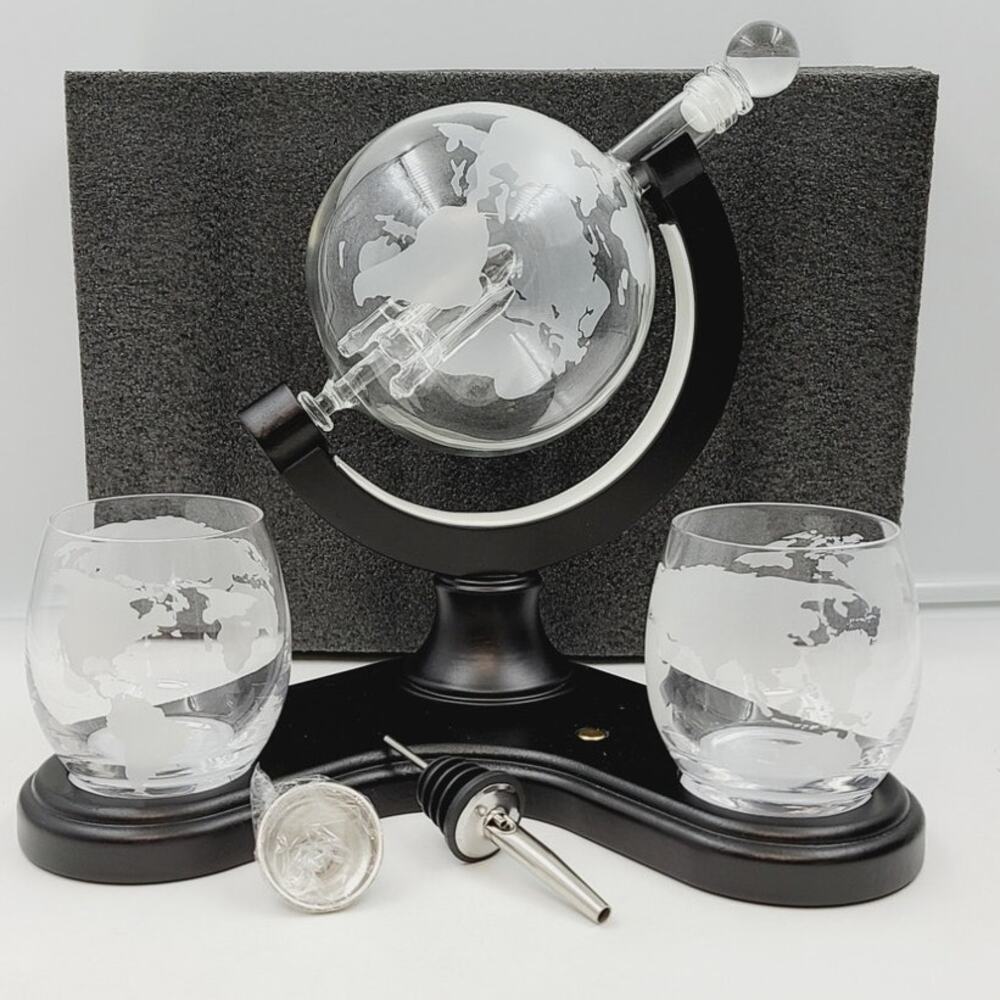 Kollea Whiskey Decanter Set, **NEVER USED** - Picture 2 of 9